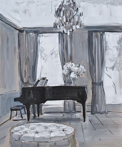 Piano Room Art Print